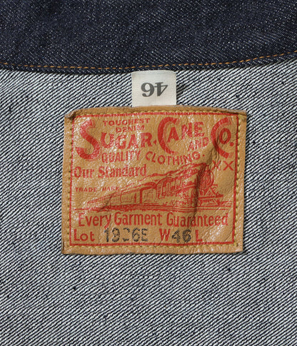SC11936T / SUGAR CANE  13oz. STANDARD DENIM BLOUSE STANDARD DENIM 1936 MODEL (T-BACK)