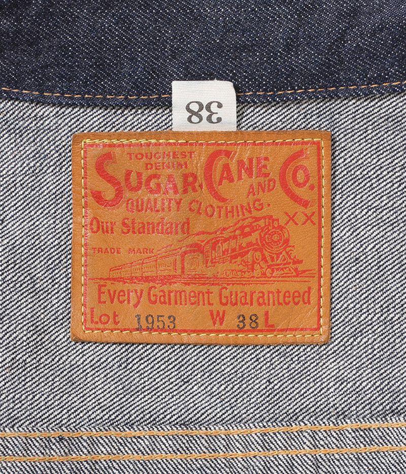 SC11953A / SUGAR CANE 14.25oz. STANDARD DENIM JACKET 1953 MODEL