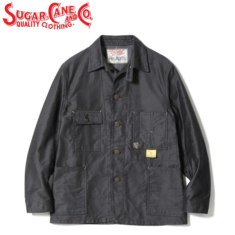 SC15645 / SUGAR CANE FICTION ROMANCE 9.5oz. PRINT MOLESKIN WORK COAT