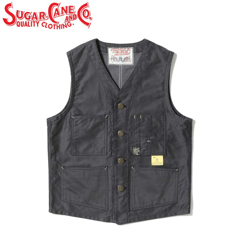 SC15646 / SUGAR CANE FICTION ROMANCE 9.5oz. PRINT MOLESKIN WORK VEST