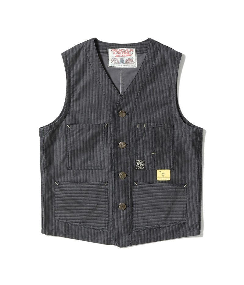 SC15646 / SUGAR CANE FICTION ROMANCE 9.5oz. PRINT MOLESKIN WORK VEST