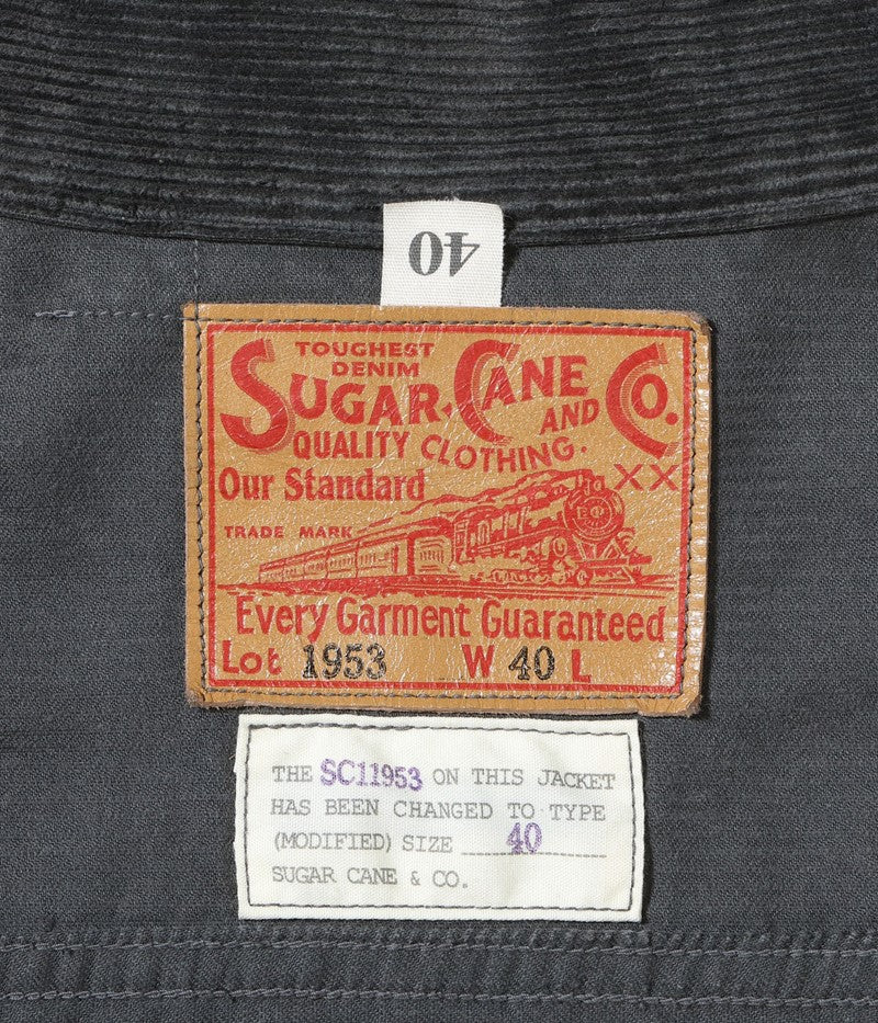 SC15648 / SUGAR CANE PIGMENT DYED 9W CORDUROY 1953 MODEL JACKET