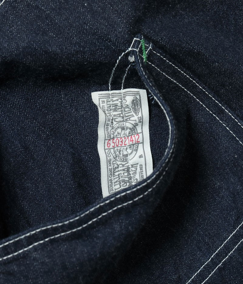 SC15655 / SUGAR CANE 11oz. BLUE DENIM WORK COAT