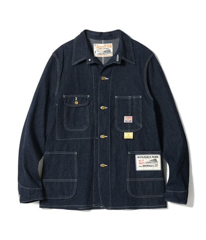 SC15655 / SUGAR CANE 11oz. BLUE DENIM WORK COAT