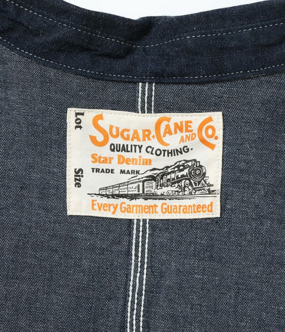 SC15655 / SUGAR CANE 11oz. BLUE DENIM WORK COAT