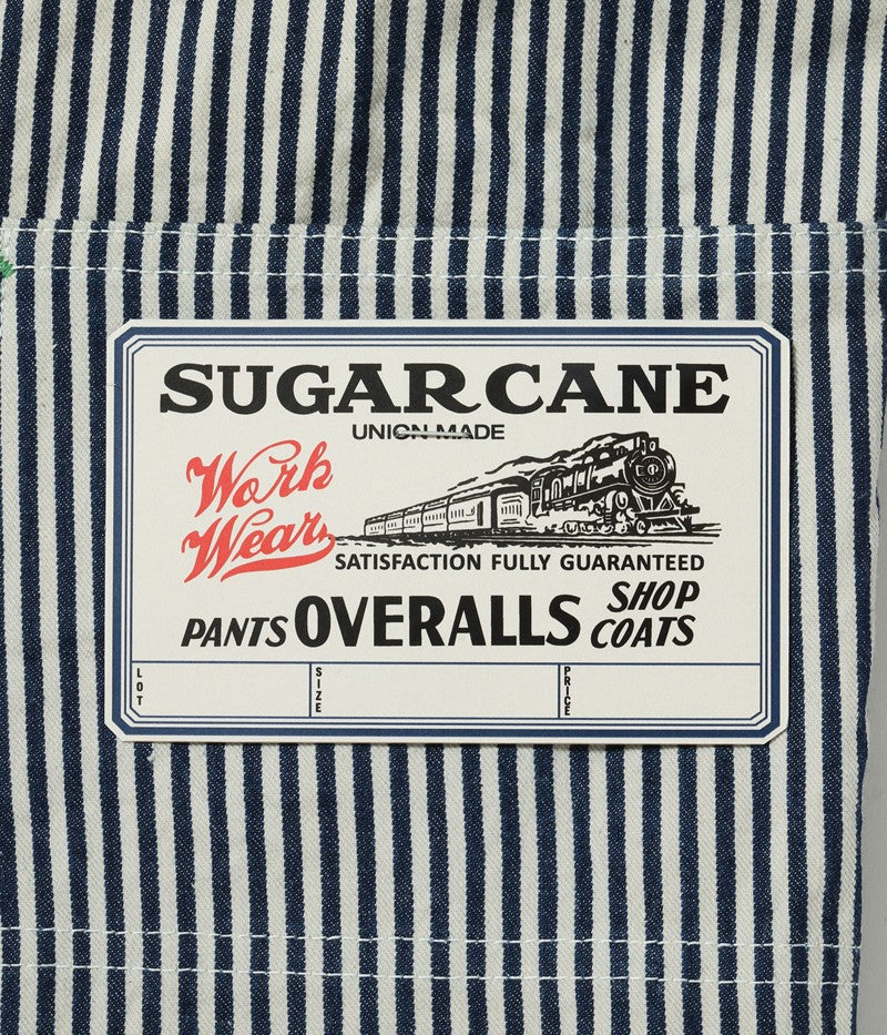 SC15656 / SUGAR CANE 11oz. HICKORY STRIPE WORK COAT