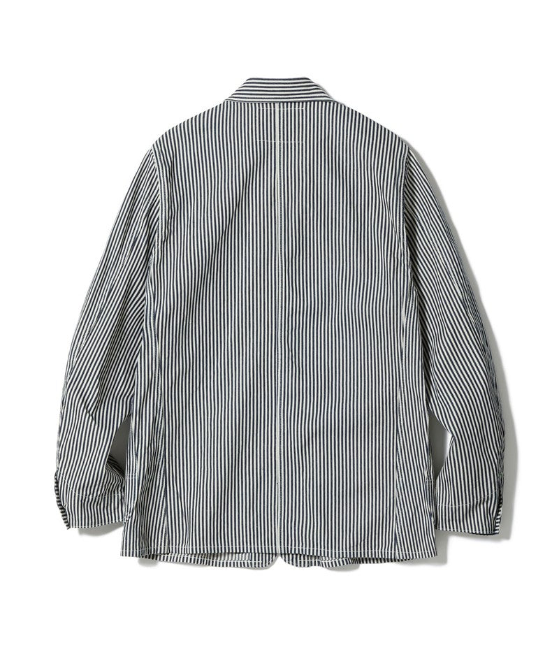 SC15656 / SUGAR CANE 11oz. HICKORY STRIPE WORK COAT