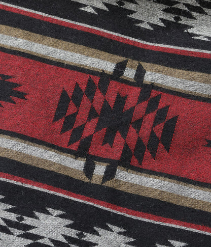 SC15826 / SUGAR CANE NATIVE AMERICAN WOOL COTTON JACQUARD WORK PARKA BOA LINING