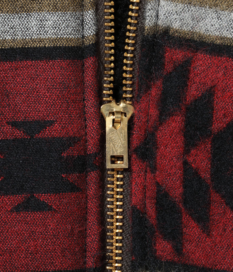 SC15826 / SUGAR CANE NATIVE AMERICAN WOOL COTTON JACQUARD WORK PARKA BOA LINING