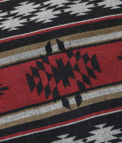 SC15827 / SUGAR CANE  NATIVE AMERICAN WOOL COTTON JACQUARD PADDED WORK COAT