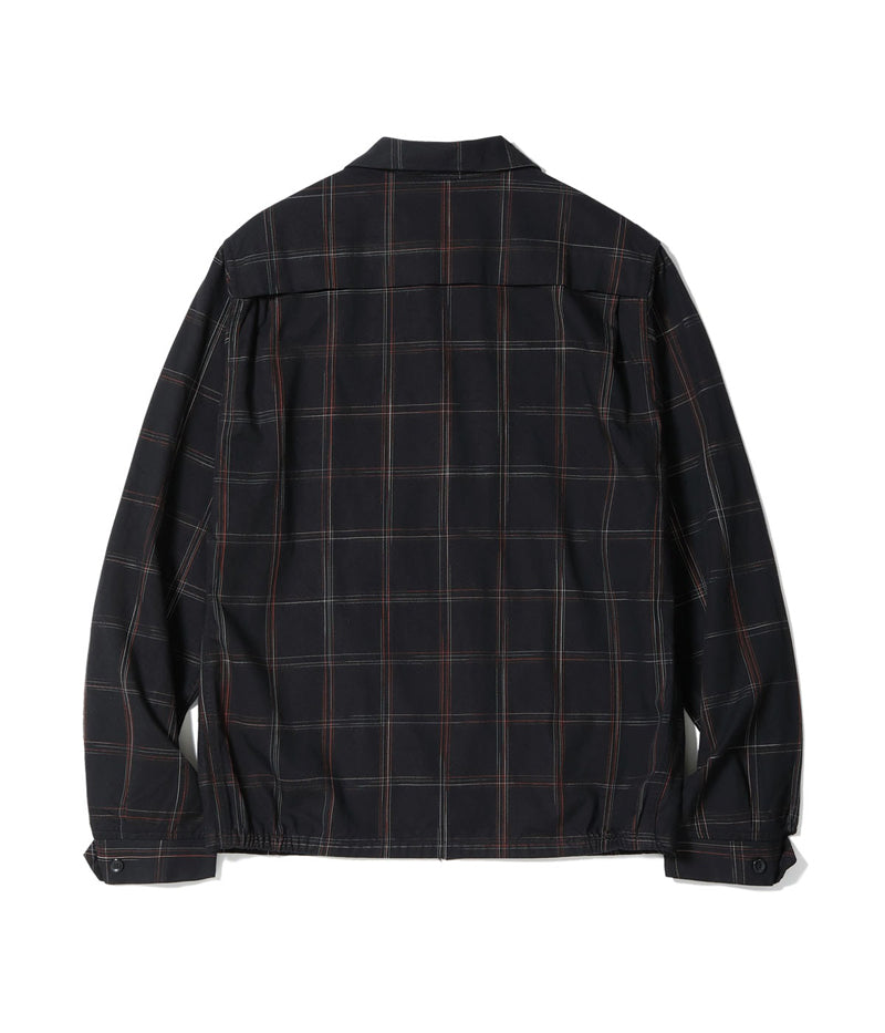 SC15842 / SUGAR CANE RAYON COTTON GABARDINE CHECK SPORTS JACKET