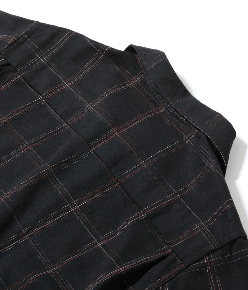 SC15842 / SUGAR CANE RAYON COTTON GABARDINE CHECK SPORTS JACKET
