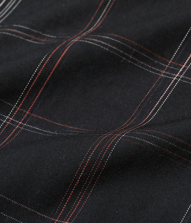 SC15842 / SUGAR CANE RAYON COTTON GABARDINE CHECK SPORTS JACKET