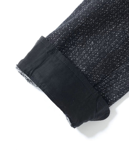 SC16054 / SUGAR CANE FICTION ROMANCE 10.5oz. INDIGO JACQUARD ZIP SHIRT