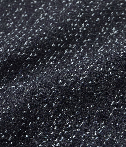 SC16054 / SUGAR CANE FICTION ROMANCE 10.5oz. INDIGO JACQUARD ZIP SHIRT