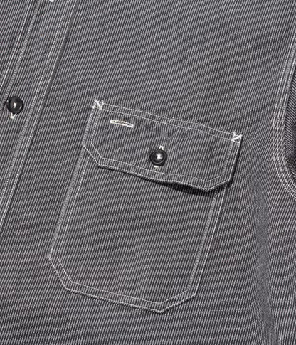 SC25511 / SUGARCANE Jean Cord Work Shirt (Long Sleeve)