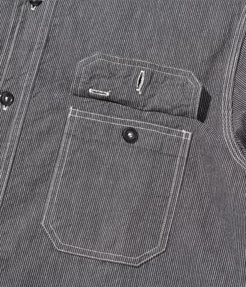 SC25511 / SUGARCANE Jean Cord Work Shirt (Long Sleeve)