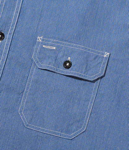 SC25511 / SUGARCANE Jean Cord Work Shirt (Long Sleeve)