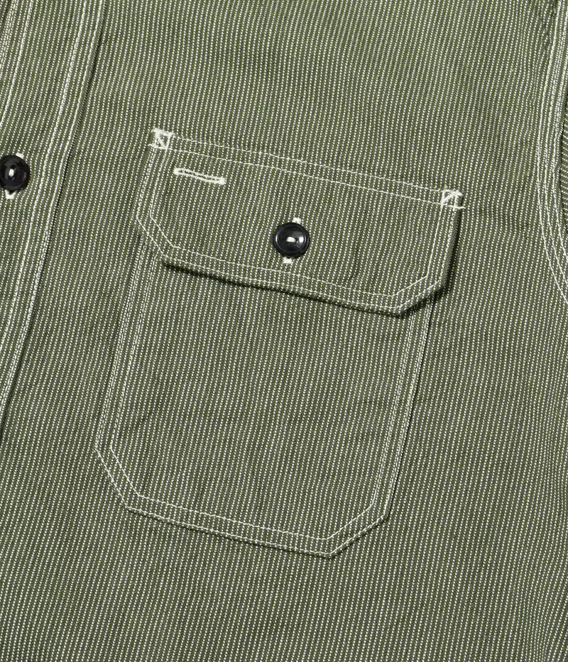 SC25511 / SUGARCANE Jean Cord Work Shirt (Long Sleeve)