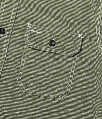 SC25511 / SUGARCANE Jean Cord Work Shirt (Long Sleeve)