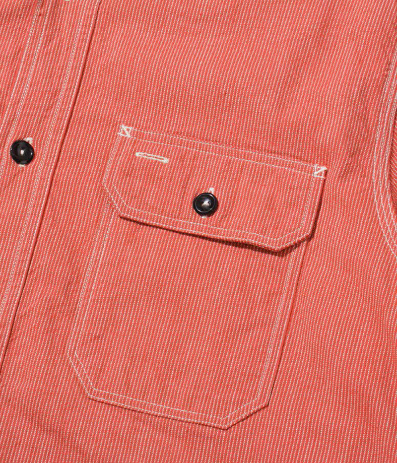 SC25511 / SUGARCANE Jean Cord Work Shirt (Long Sleeve)