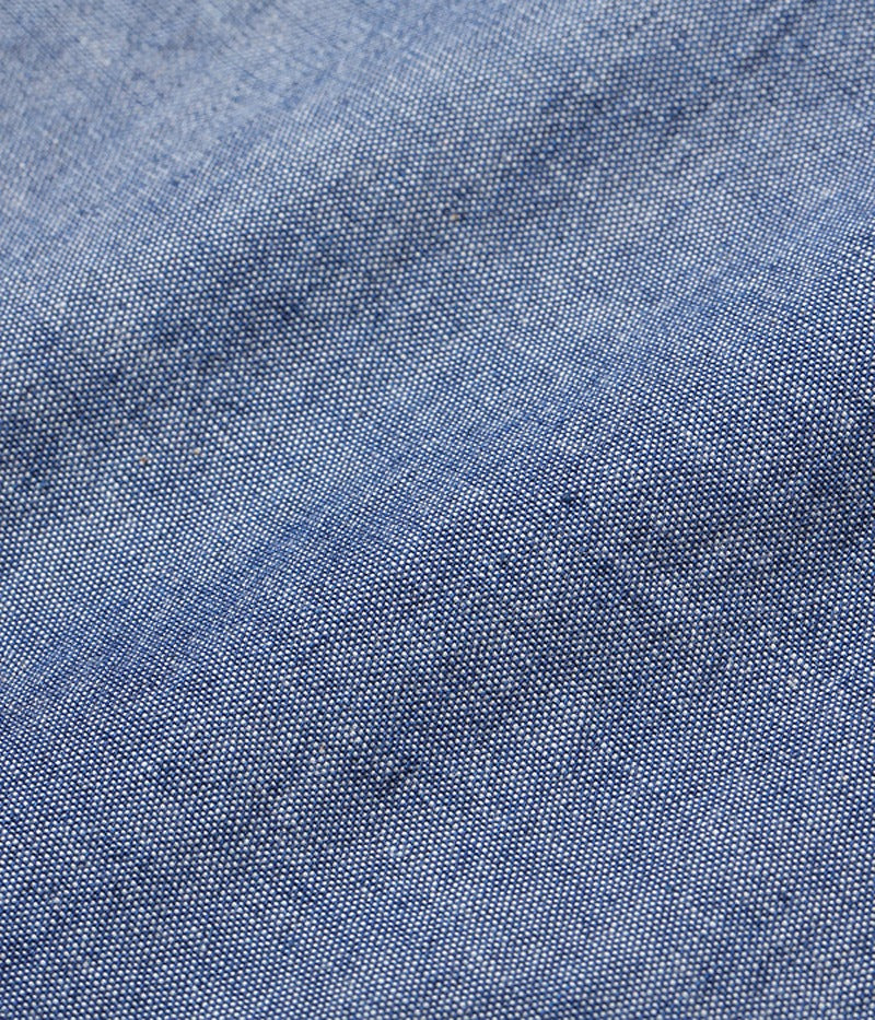 SC27850 / SUGAR CANE BLUE CHAMBRAY WORK SHIRT (LONG SLEEVE)