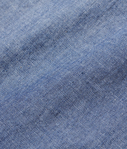 SC27850 / SUGAR CANE BLUE CHAMBRAY WORK SHIRT (LONG SLEEVE)