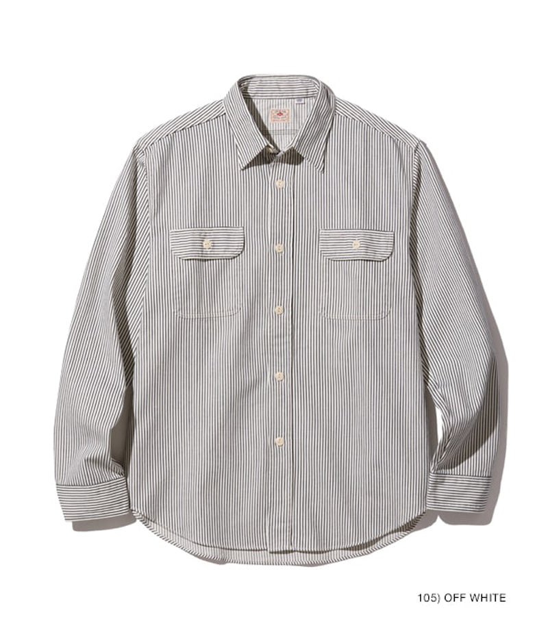 SC27853 / SUGARCANE HICKORY STRIPE WORK SHIRT