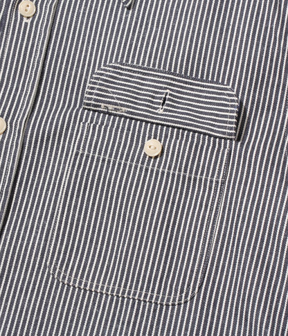 SC27853 / SUGARCANE HICKORY STRIPE WORK SHIRT