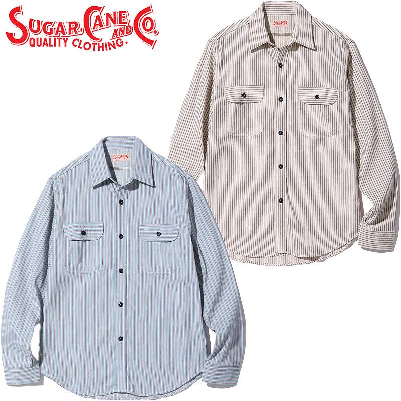 SC29146 /SUGAR CANE DOBBY STRIPE WORK SHIRT