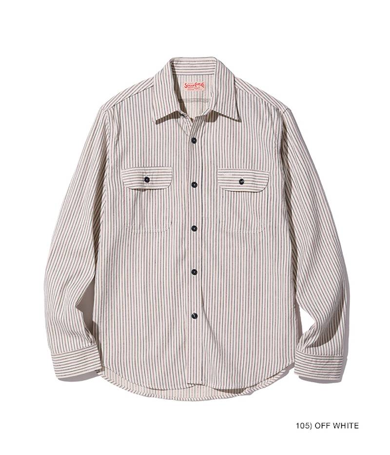 SC29146 /SUGAR CANE DOBBY STRIPE WORK SHIRT