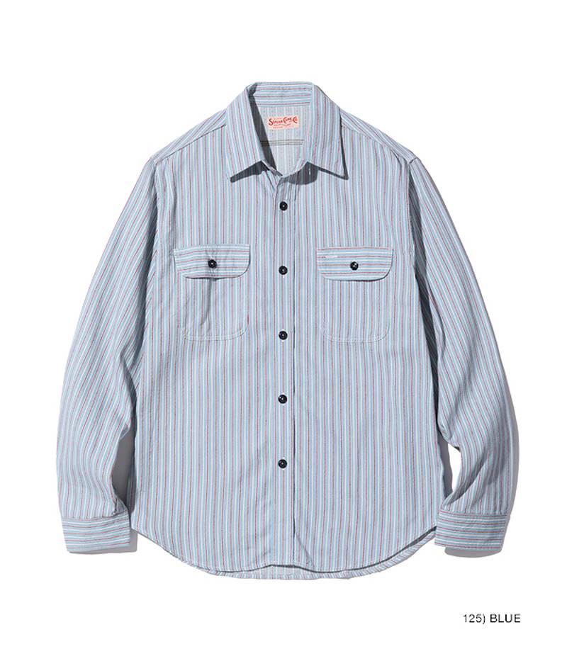 SC29146 /SUGAR CANE DOBBY STRIPE WORK SHIRT