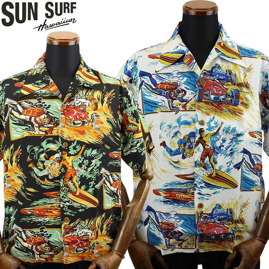 SC38992 / Mister Freedom x SUN SURF ROCK'N ROLL SHIRT - ACTION PACKED TYPE II - 