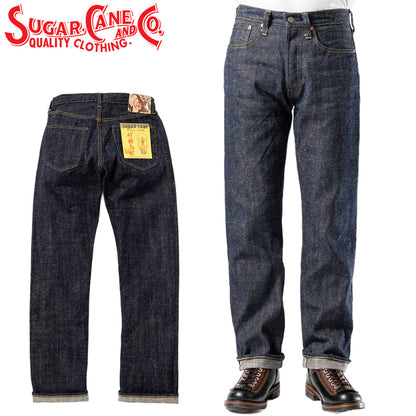 SC40301 / SUGAR CANE Ryukyu-Ai FIBER DENIM REGULAR STRAIGHT