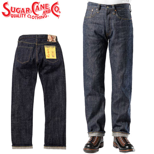 SC40301 / SUGAR CANE Ryukyu-Ai FIBER DENIM REGULAR STRAIGHT