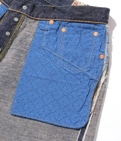 SC40301 / SUGAR CANE Ryukyu-Ai FIBER DENIM REGULAR STRAIGHT