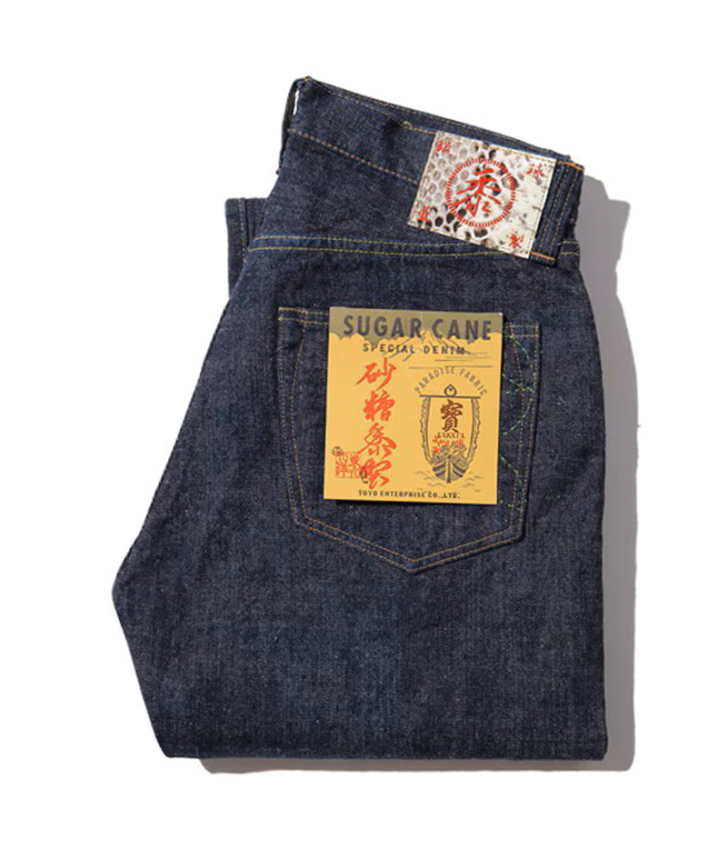 SC40301 / SUGAR CANE Ryukyu-Ai FIBER DENIM REGULAR STRAIGHT