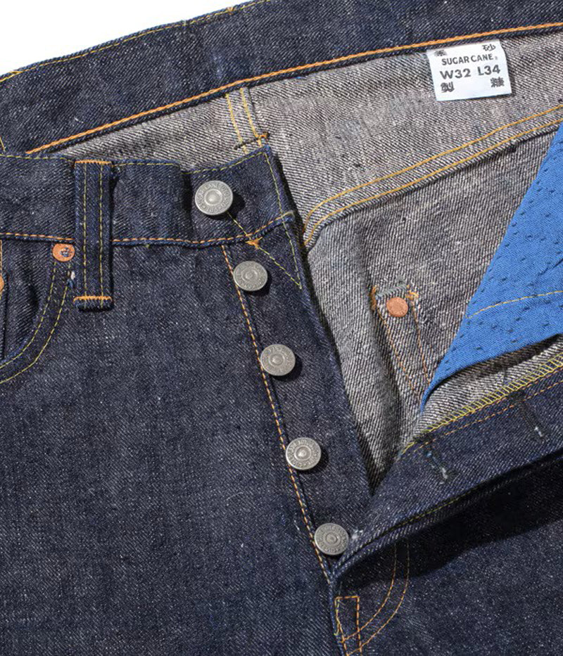SC40301 / SUGAR CANE Ryukyu-Ai FIBER DENIM REGULAR STRAIGHT