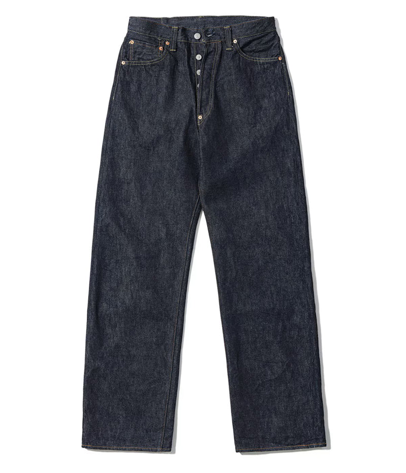 SC42025 / SUGAR CANE STANDARD DENIM 13oz. DENIM WAIST OVERALLS