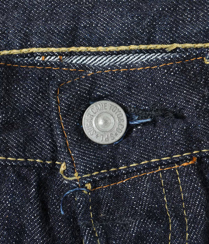 SC42025 / SUGAR CANE STANDARD DENIM 13oz. DENIM WAIST OVERALLS 2025 MODEL (WIDE LEG)