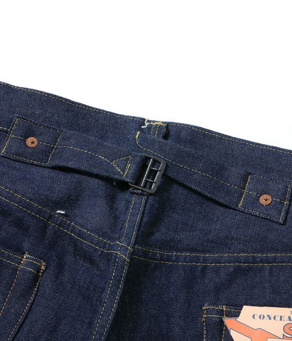 SC49005 / SUGAR CANE Super “Denim” Collectibles #05 14.25oz. BLUE DENIM WAIST OVERALLS “1942” MODEL