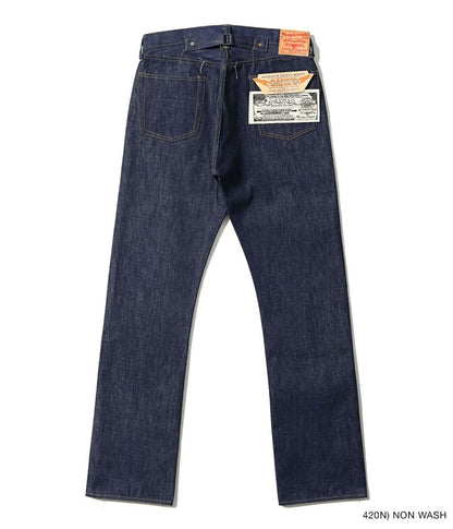 SC49005 / SUGAR CANE Super “Denim” Collectibles #05 14.25oz. BLUE DENIM WAIST OVERALLS “1942” MODEL