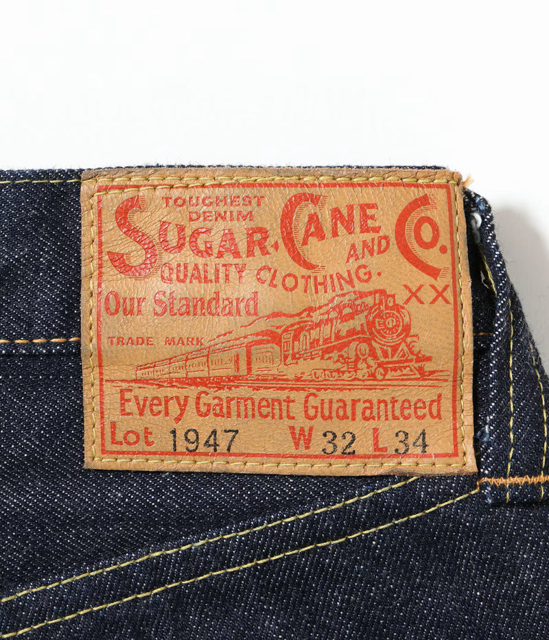 SC51947 / SUGAR CANE 14.25oz. DENIM 1947 MODEL SHORTS