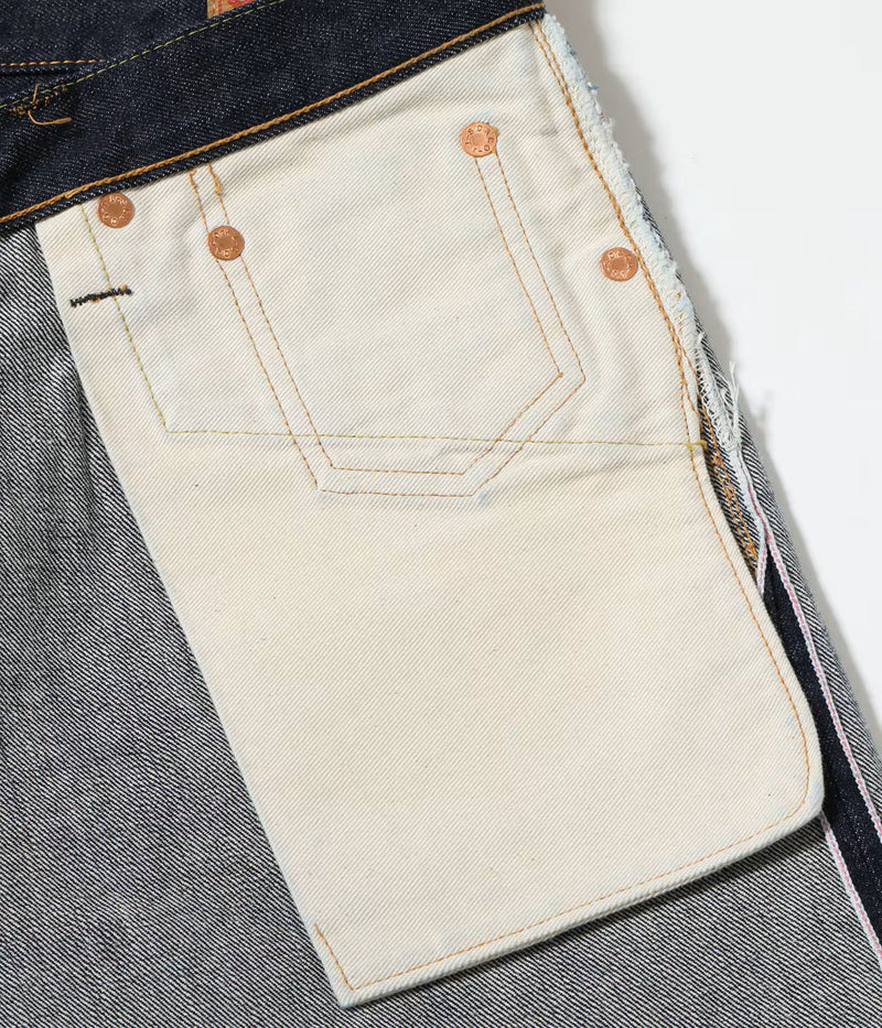 SC51947 / SUGAR CANE 14.25oz. DENIM 1947 MODEL SHORTS