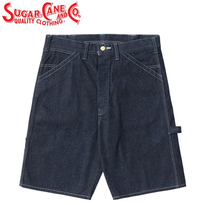 SC52565 / SUGAR CANE 11oz. BLUE DENIM WORK SHORTS