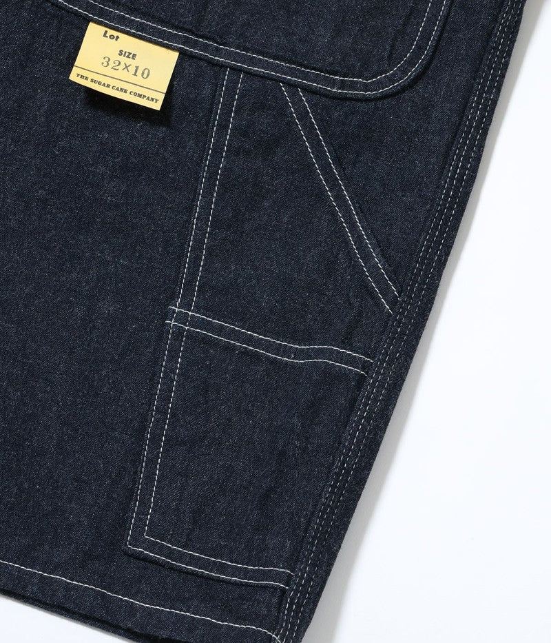 SC52565 / SUGAR CANE 11oz. BLUE DENIM WORK SHORTS