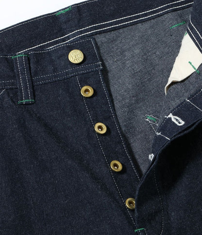 SC52565 / SUGAR CANE 11oz. BLUE DENIM WORK SHORTS