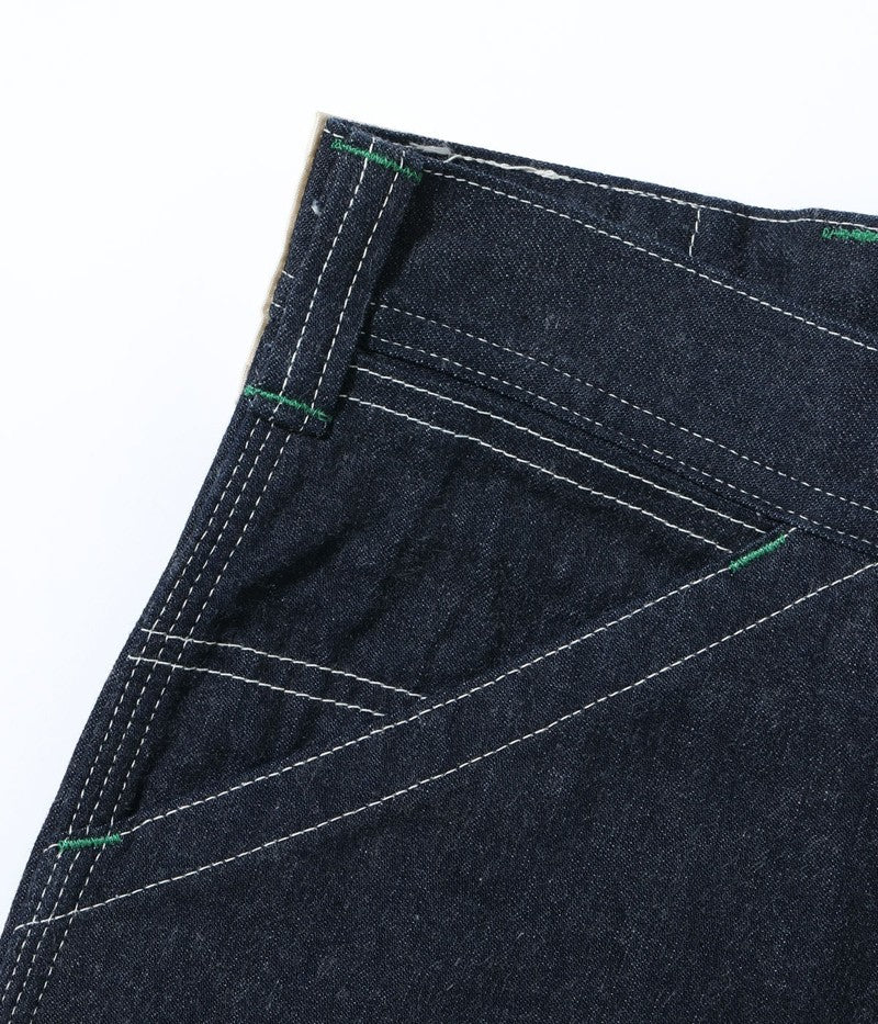 SC52565 / SUGAR CANE 11oz. BLUE DENIM WORK SHORTS