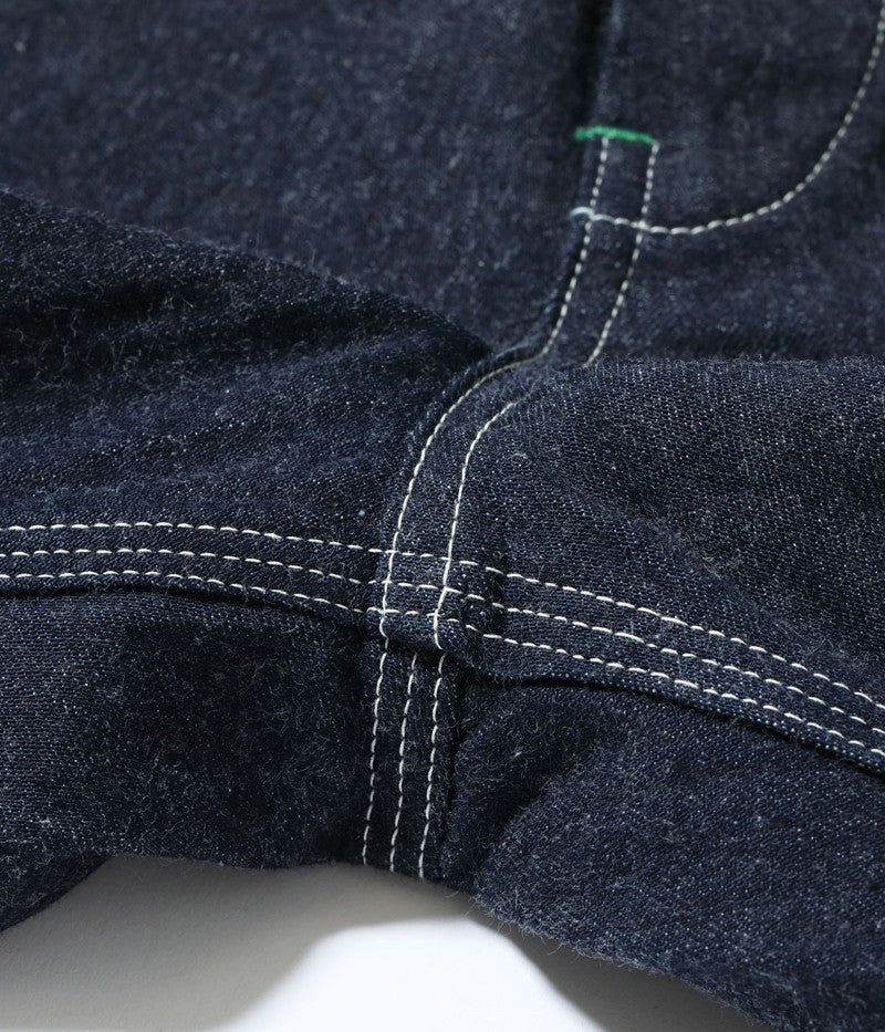 SC52565 / SUGAR CANE 11oz. BLUE DENIM WORK SHORTS