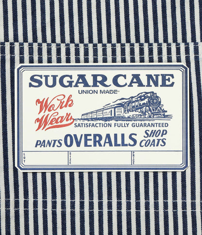SC52566 / SUGAR CANE 11oz. HICKORY STRIPE WORK SHORTS